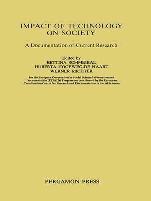 cover image of Impact of Technology on Society